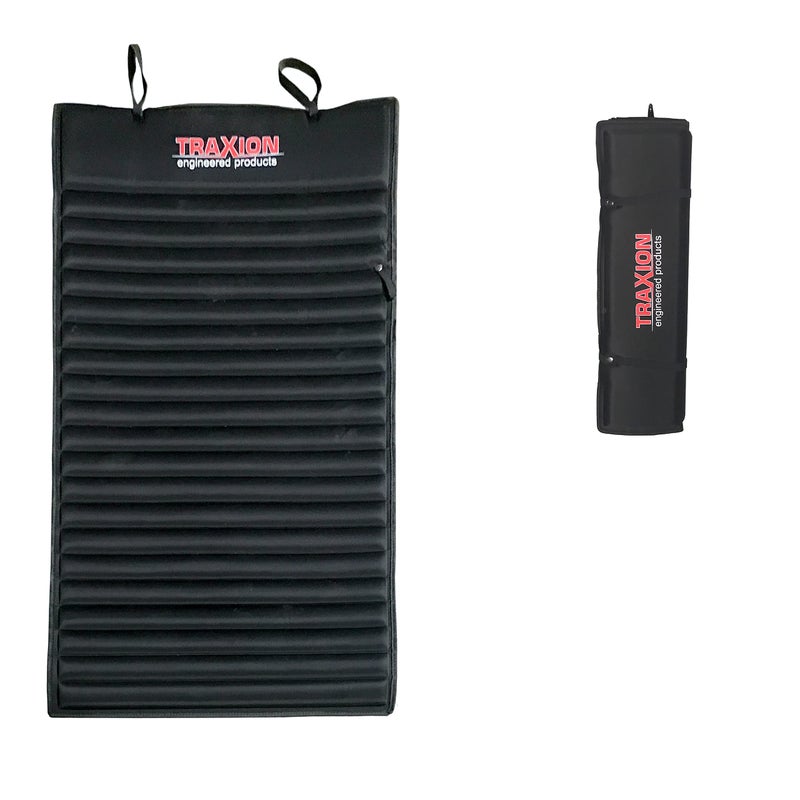 Traxion 1-500 VersaMat Roll-Up High Density Foam Utility Mat, Black - Image 1